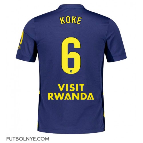 Camiseta Atletico Madrid Koke #6 Visitante Equipación 2025-26 manga corta